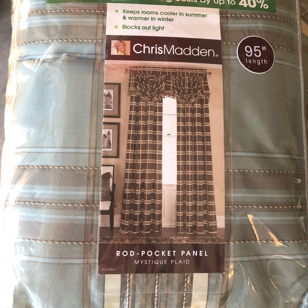 Curtain panels set of 5. 95 in long